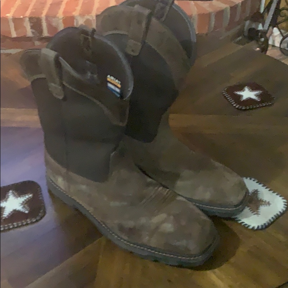 Ariat work steel toe boots size 13D